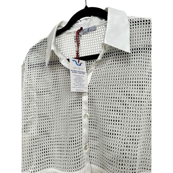 MYBEACHYSIDE Camelia Crop Top - Size L - NWT - Picture 4 of 5